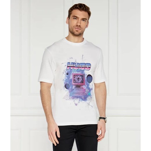 Hugo Blue T-shirt Naradie | Regular Fit ze sklepu Gomez Fashion Store w kategorii T-shirty męskie - zdjęcie 184354942