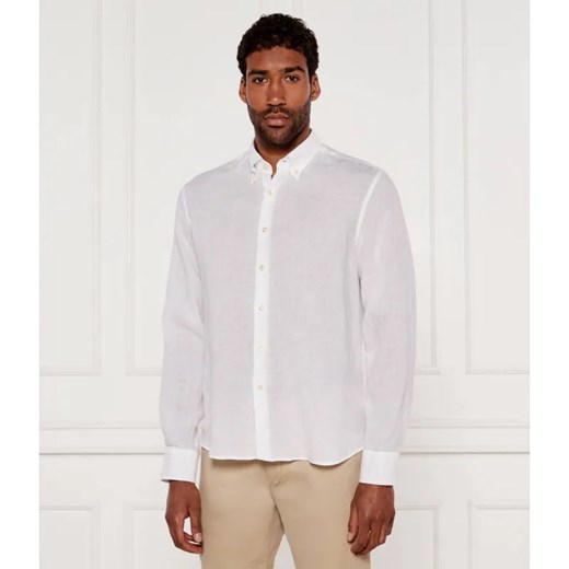 Oscar Jacobson Lniana koszula | Regular Fit ze sklepu Gomez Fashion Store w kategorii Koszule męskie - zdjęcie 184354980