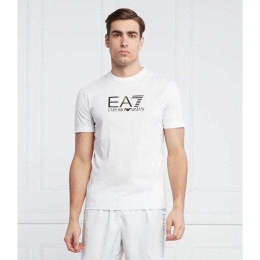 EA7 T-shirt | Regular Fit ze sklepu Gomez Fashion Store w kategorii T-shirty męskie - zdjęcie 184355021