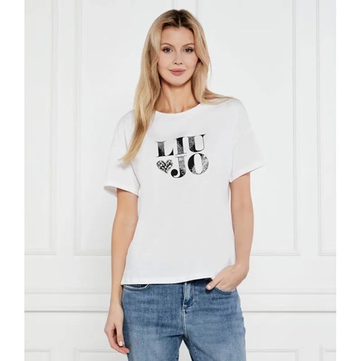 Liu Jo T-shirt | Regular Fit ze sklepu Gomez Fashion Store w kategorii Bluzki damskie - zdjęcie 184355040