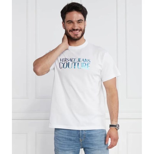 Versace Jeans Couture T-shirt | Regular Fit ze sklepu Gomez Fashion Store w kategorii T-shirty męskie - zdjęcie 184355070