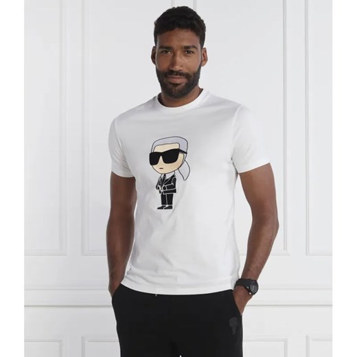 Karl Lagerfeld T-shirt CREWNECK | Regular Fit ze sklepu Gomez Fashion Store w kategorii T-shirty męskie - zdjęcie 184355073