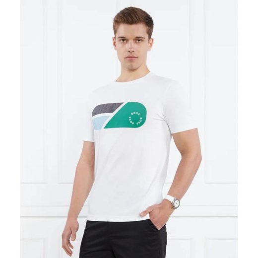 BOSS GREEN T-shirt Tee 9 | Regular Fit | stretch ze sklepu Gomez Fashion Store w kategorii T-shirty męskie - zdjęcie 184355080