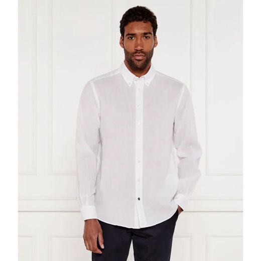Hechter Paris Koszula | Regular Fit | z dodatkiem lnu ze sklepu Gomez Fashion Store w kategorii Koszule męskie - zdjęcie 184355094