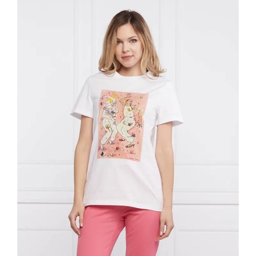 MAX&Co. T-shirt + worek BICI | Regular Fit ze sklepu Gomez Fashion Store w kategorii Bluzki damskie - zdjęcie 184355124