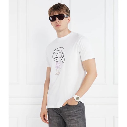 Karl Lagerfeld T-shirt | Regular Fit ze sklepu Gomez Fashion Store w kategorii T-shirty męskie - zdjęcie 184355141