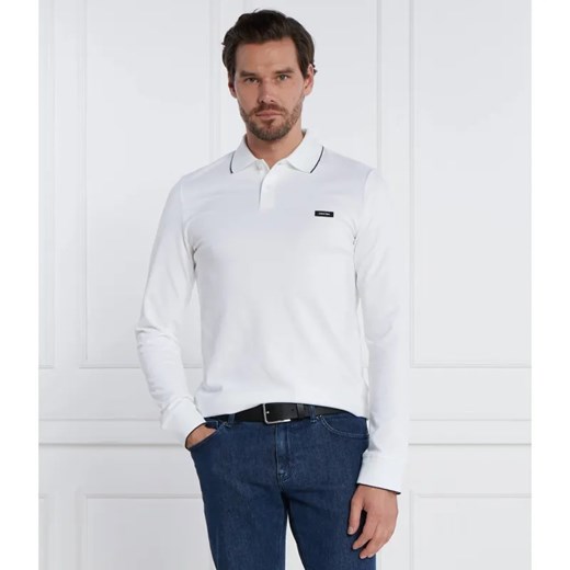 Calvin Klein Polo TIPPING | Slim Fit | stretch pique ze sklepu Gomez Fashion Store w kategorii T-shirty męskie - zdjęcie 184355213