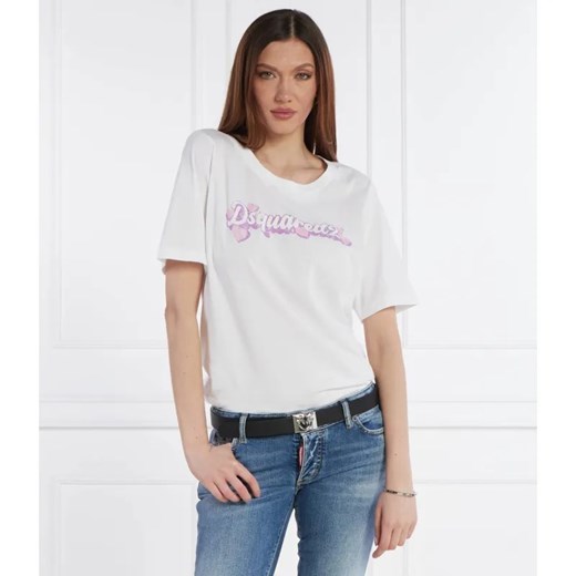 Dsquared2 T-shirt Easy Fit | Loose fit ze sklepu Gomez Fashion Store w kategorii Bluzki damskie - zdjęcie 184355220