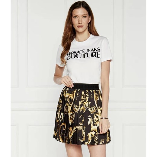 Versace Jeans Couture T-shirt | Slim Fit ze sklepu Gomez Fashion Store w kategorii Bluzki damskie - zdjęcie 184355224