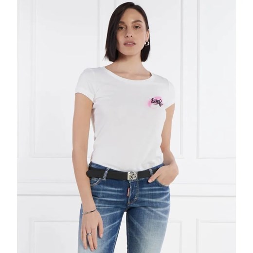Dsquared2 T-shirt Scoop | Slim Fit ze sklepu Gomez Fashion Store w kategorii Bluzki damskie - zdjęcie 184355260