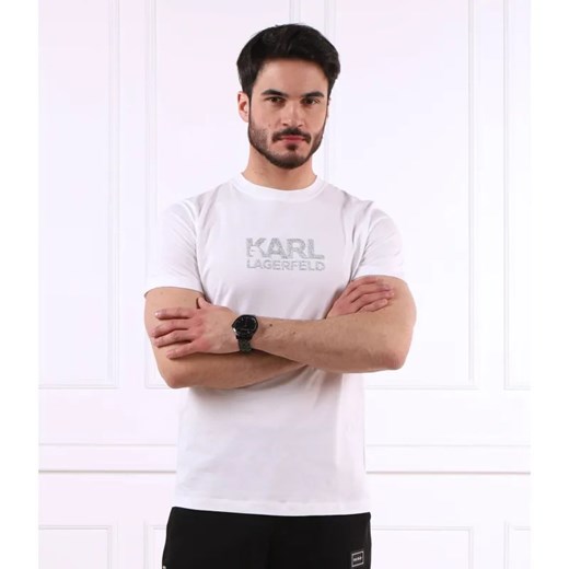 Karl Lagerfeld T-shirt CREWNECK | Regular Fit ze sklepu Gomez Fashion Store w kategorii T-shirty męskie - zdjęcie 184355282
