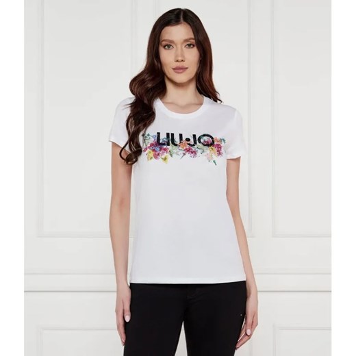 Liu Jo T-shirt | Regular Fit ze sklepu Gomez Fashion Store w kategorii Bluzki damskie - zdjęcie 184355324