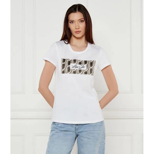 Liu Jo T-shirt | Regular Fit ze sklepu Gomez Fashion Store w kategorii Bluzki damskie - zdjęcie 184355390