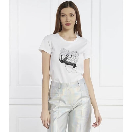 Liu Jo T-shirt | Regular Fit ze sklepu Gomez Fashion Store w kategorii Bluzki damskie - zdjęcie 184355423