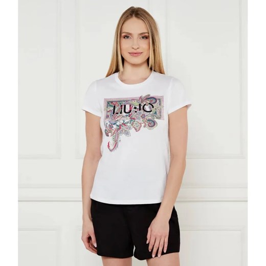 Liu Jo T-shirt | Regular Fit ze sklepu Gomez Fashion Store w kategorii Bluzki damskie - zdjęcie 184355434