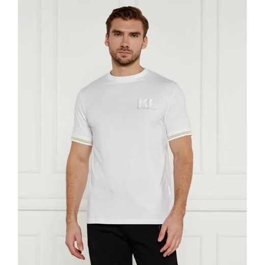 Karl Lagerfeld T-shirt | Slim Fit ze sklepu Gomez Fashion Store w kategorii T-shirty męskie - zdjęcie 184355450