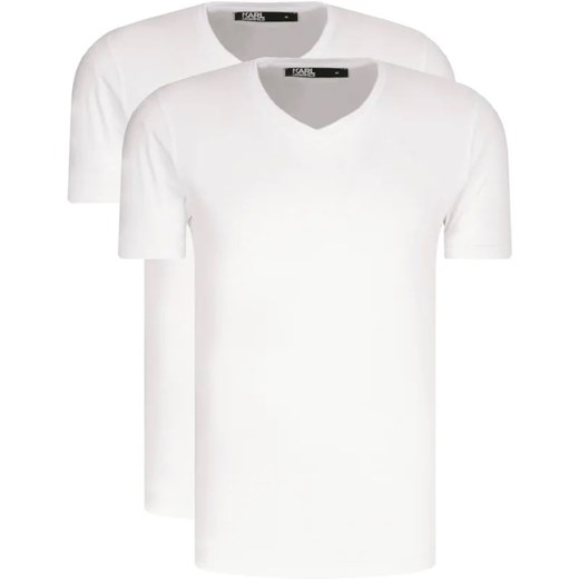 Karl Lagerfeld T-shirt 2-pack | Regular Fit ze sklepu Gomez Fashion Store w kategorii T-shirty męskie - zdjęcie 184355480