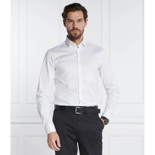 Calvin Klein Koszula TWILL CONTRAST | Slim Fit ze sklepu Gomez Fashion Store w kategorii Koszule męskie - zdjęcie 184355483