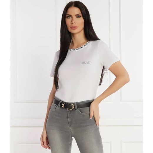 Liu Jo T-shirt | Regular Fit ze sklepu Gomez Fashion Store w kategorii Bluzki damskie - zdjęcie 184355492