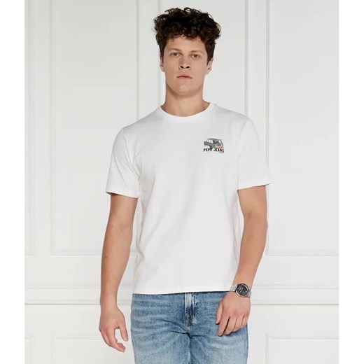 Pepe Jeans London T-shirt | Regular Fit ze sklepu Gomez Fashion Store w kategorii T-shirty męskie - zdjęcie 184355554