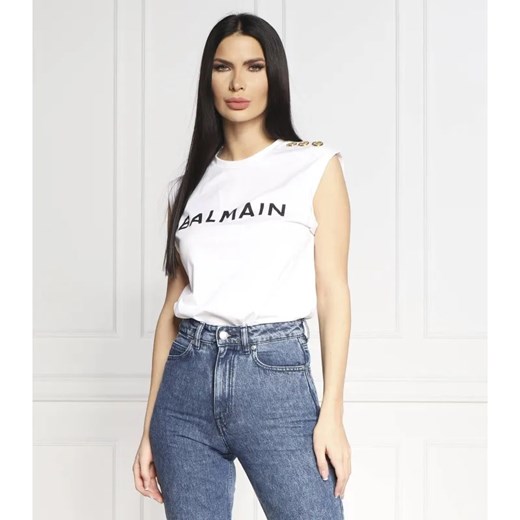 Balmain Top | Regular Fit ze sklepu Gomez Fashion Store w kategorii Bluzki damskie - zdjęcie 184355563