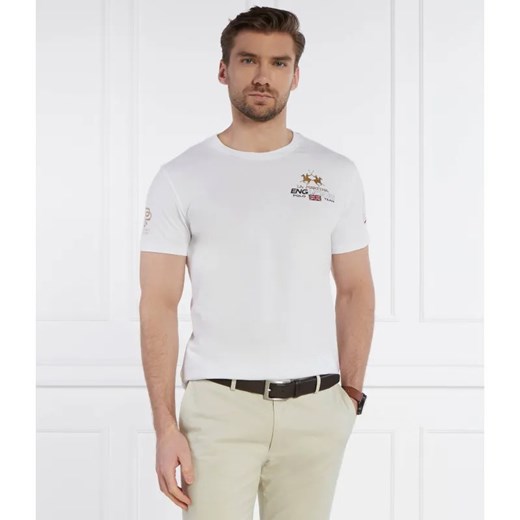 La Martina T-shirt | Regular Fit ze sklepu Gomez Fashion Store w kategorii T-shirty męskie - zdjęcie 184355593