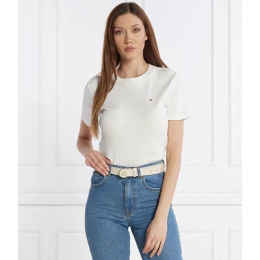 Tommy Hilfiger T-shirt | Slim Fit ze sklepu Gomez Fashion Store w kategorii Bluzki damskie - zdjęcie 184355620
