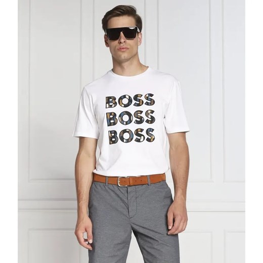 BOSS ORANGE T-shirt Teelogofun | Regular Fit ze sklepu Gomez Fashion Store w kategorii T-shirty męskie - zdjęcie 184355624