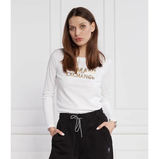 Armani Exchange Bluzka | Regular Fit ze sklepu Gomez Fashion Store w kategorii Bluzki damskie - zdjęcie 184355700