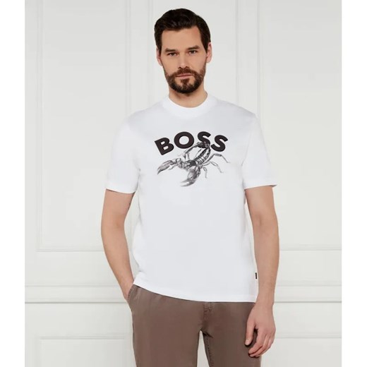 BOSS ORANGE T-shirt Te_Bossfish | Regular Fit ze sklepu Gomez Fashion Store w kategorii T-shirty męskie - zdjęcie 184355792