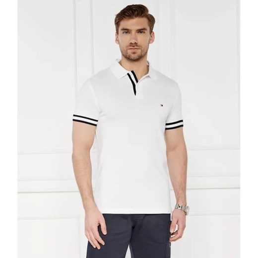 Tommy Hilfiger Polo MONOTYPE CUFF | Slim Fit ze sklepu Gomez Fashion Store w kategorii T-shirty męskie - zdjęcie 184355810
