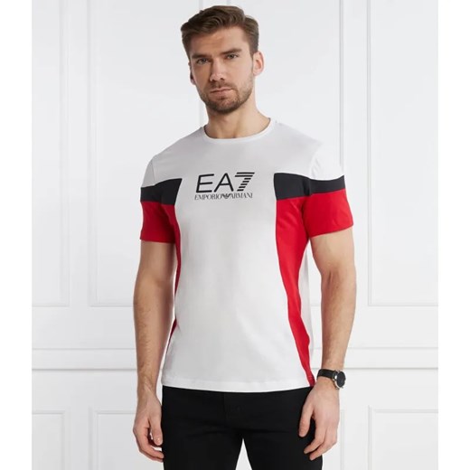 EA7 T-shirt | Regular Fit ze sklepu Gomez Fashion Store w kategorii T-shirty męskie - zdjęcie 184355830