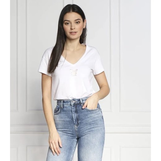 BluGirl Blumarine T-shirt | Regular Fit ze sklepu Gomez Fashion Store w kategorii Bluzki damskie - zdjęcie 184355841