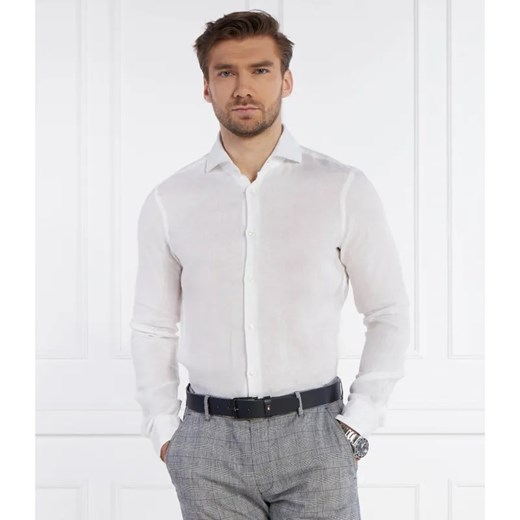 Joop! Lniana koszula 146Pai-W | Slim Fit ze sklepu Gomez Fashion Store w kategorii Koszule męskie - zdjęcie 184355864