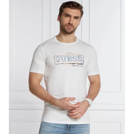 GUESS T-shirt | Slim Fit ze sklepu Gomez Fashion Store w kategorii T-shirty męskie - zdjęcie 184355901