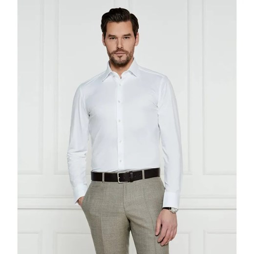 BOSS BLACK Koszula P-HANK-kent-C1-222 | Slim Fit ze sklepu Gomez Fashion Store w kategorii Koszule męskie - zdjęcie 184355922