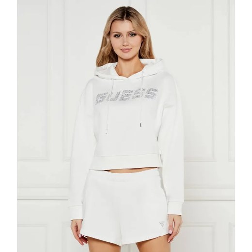GUESS ACTIVE Bluza PRIMULA RHINESTONES | Cropped Fit ze sklepu Gomez Fashion Store w kategorii Bluzy damskie - zdjęcie 184355974