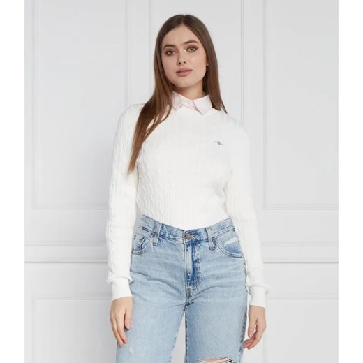 Gant Sweter | Slim Fit ze sklepu Gomez Fashion Store w kategorii Swetry damskie - zdjęcie 184355994