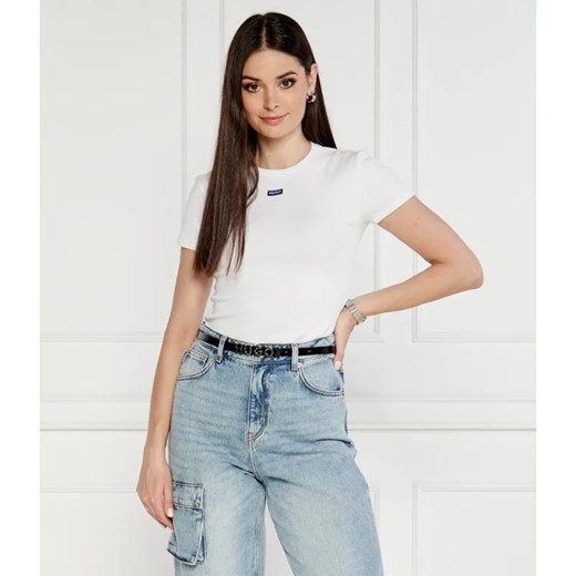 Hugo Blue T-shirt Baby Tee_B | Slim Fit Hugo Blue L okazja Gomez Fashion Store