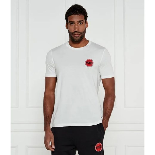 HUGO T-shirt Danetchorb | Regular Fit ze sklepu Gomez Fashion Store w kategorii T-shirty męskie - zdjęcie 184356022