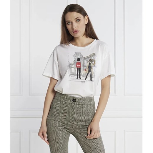 Liu Jo T-shirt | Regular Fit ze sklepu Gomez Fashion Store w kategorii Bluzki damskie - zdjęcie 184356042