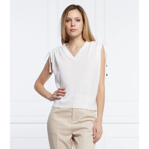 Peserico Lniana bluzka | Regular Fit ze sklepu Gomez Fashion Store w kategorii Bluzki damskie - zdjęcie 184356061