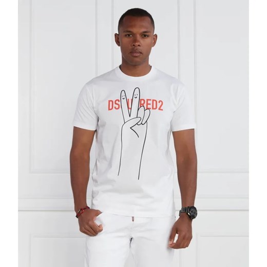 Dsquared2 T-shirt | Regular Fit ze sklepu Gomez Fashion Store w kategorii T-shirty męskie - zdjęcie 184356063