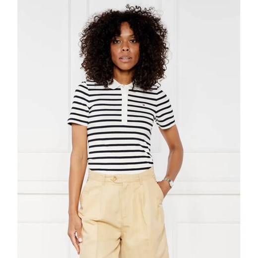 Tommy Hilfiger Polo 1985 STRIPE | Slim Fit | pique ze sklepu Gomez Fashion Store w kategorii Bluzki damskie - zdjęcie 184356070