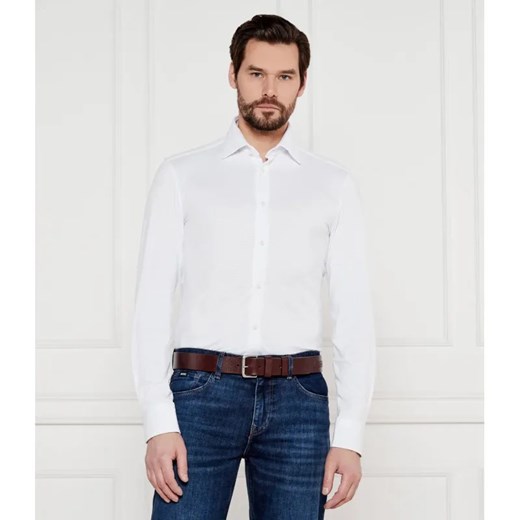 BOSS BLACK Koszula P-HANK-kent-C1-222 | Slim Fit ze sklepu Gomez Fashion Store w kategorii Koszule męskie - zdjęcie 184356081