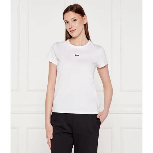 BOSS BLACK T-shirt Eventsa | Regular Fit ze sklepu Gomez Fashion Store w kategorii Bluzki damskie - zdjęcie 184356083