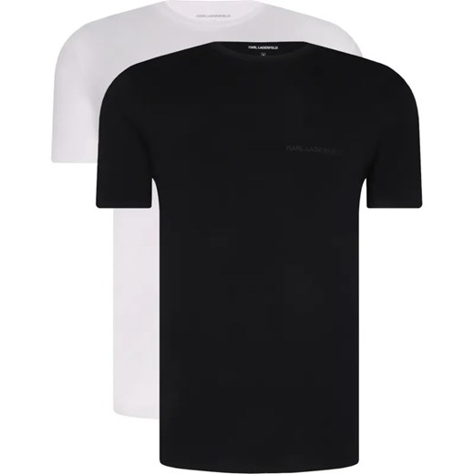 Karl Lagerfeld T-shirt 2-pack | Slim Fit ze sklepu Gomez Fashion Store w kategorii T-shirty męskie - zdjęcie 184356091