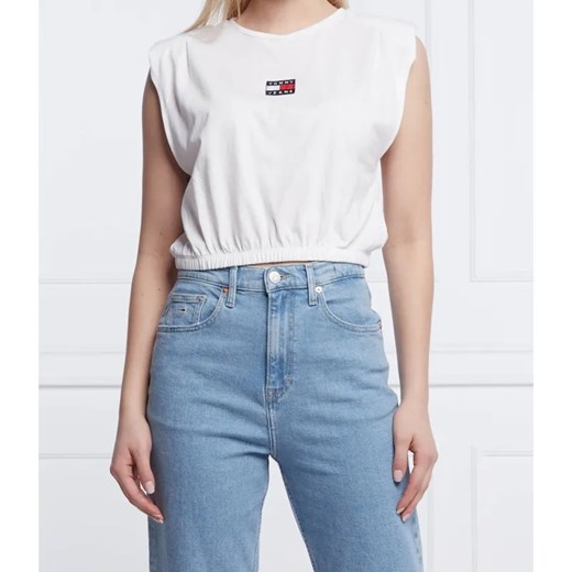 Tommy Jeans T-shirt | Cropped Fit ze sklepu Gomez Fashion Store w kategorii Bluzki damskie - zdjęcie 184356092