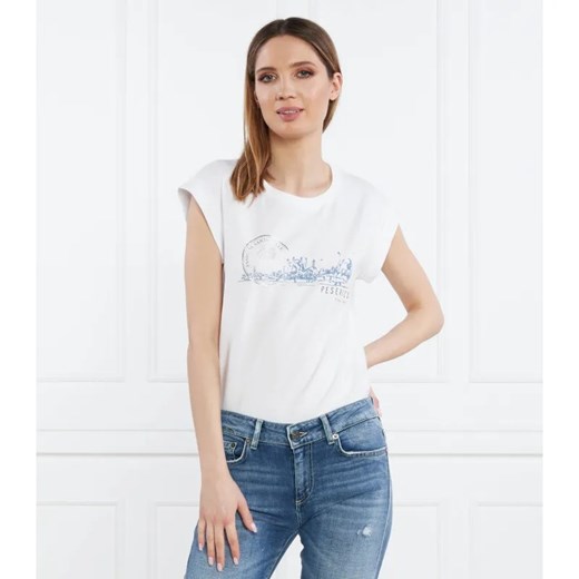 Peserico T-shirt | Regular Fit ze sklepu Gomez Fashion Store w kategorii Bluzki damskie - zdjęcie 184356144