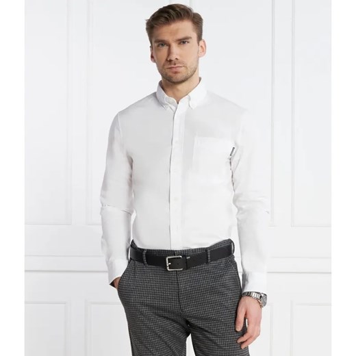 Tommy Hilfiger Koszula PAPERTOUCH MONOTYPE | Regular Fit ze sklepu Gomez Fashion Store w kategorii Koszule męskie - zdjęcie 184356150